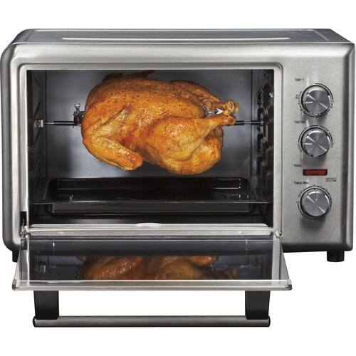 Alt View 17. Hamilton Beach - Electric Oven - Metallic.