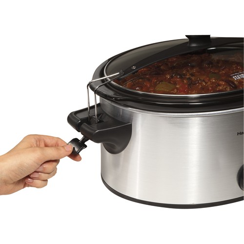 Best Buy: Hamilton Beach Stay or Go 6 Quart Slow Cooker silver 33262