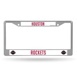 Rico Industries - Houston Rockets NBA Chrome Metal License Plate Frame - Multi