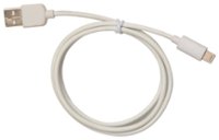 Front Zoom. Digital Treasures - Apple® MFi Certified 3' USB-to-Lightning Charge-and-Sync Cable - White.