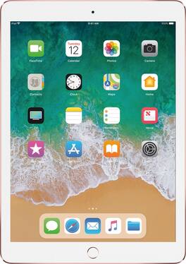 Apple - Geek Squad Certified Refurbished 9.7-Inch iPad Pro with Wi-Fi + Cellular - 128GB - Rose Gold (Unlocked)