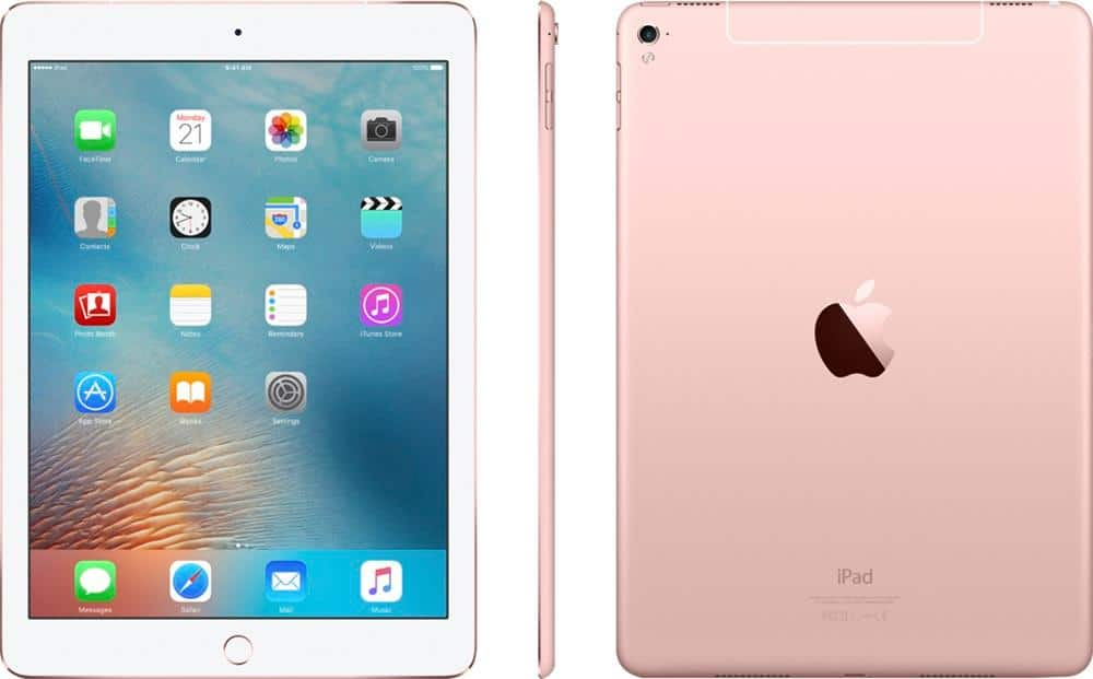 Best Buy: Apple 9.7-Inch iPad Pro with Wi-Fi + Cellular 128GB Rose