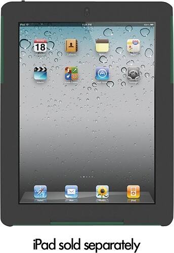 Front Standard. Trident - Aegis Case for Apple® iPad® 2 - Ballistic Green.