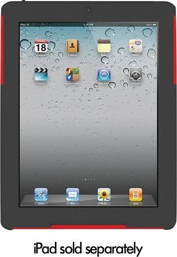 Front Standard. Trident Case - Aegis Case for Apple® iPad® 2 - Red.