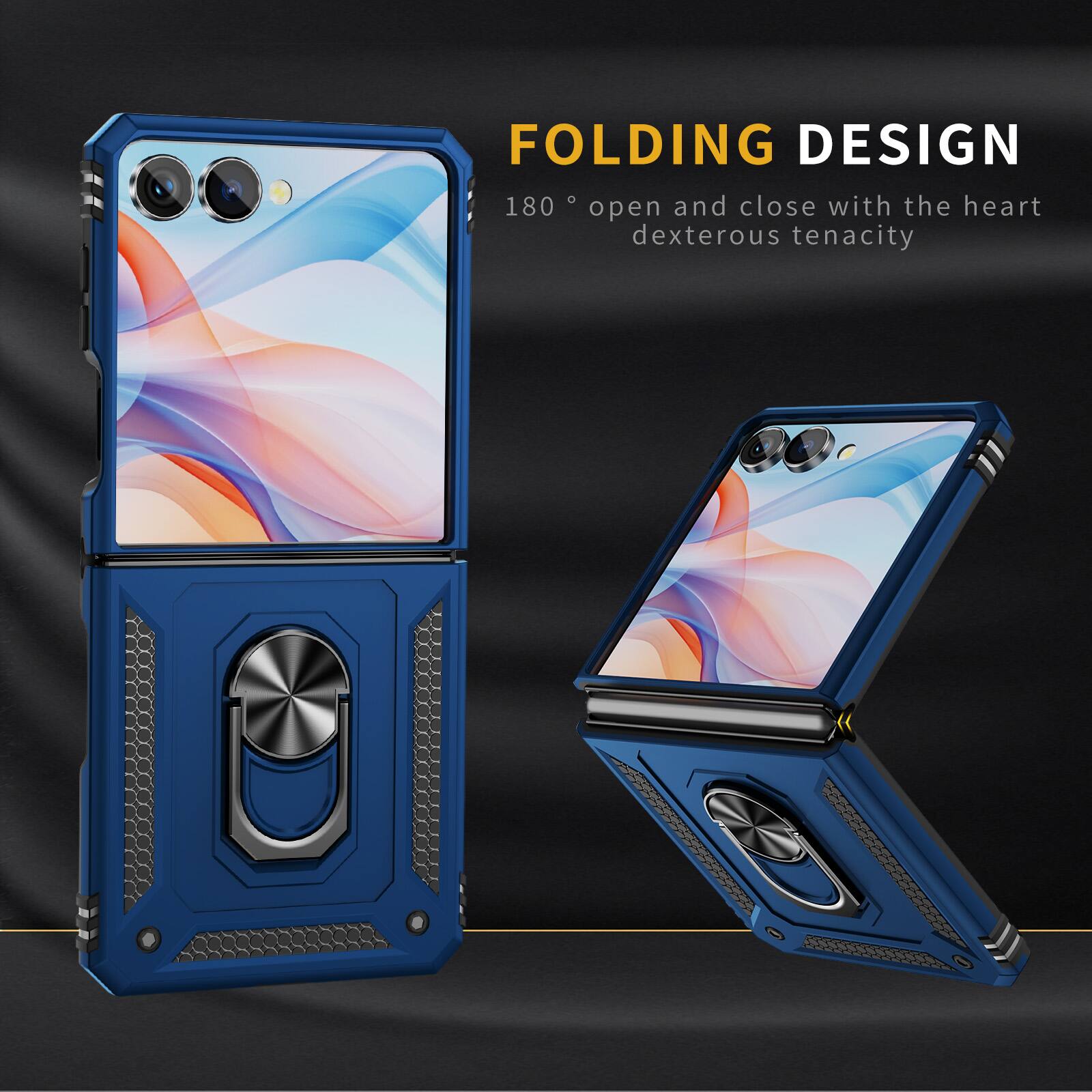 FOLDING DESIGN  
180° open and close with the heart dexterous tenacity