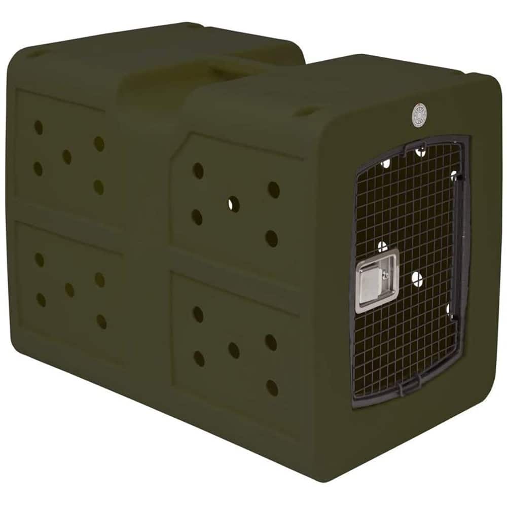 Dakota 283 - Dakota283 G3 High-Security Polyethylene Framed Kennel, X Large, Olive Green