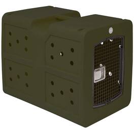 Dakota 283 - Dakota283 G3 High-Security Polyethylene Framed Kennel, X Large, Olive Green