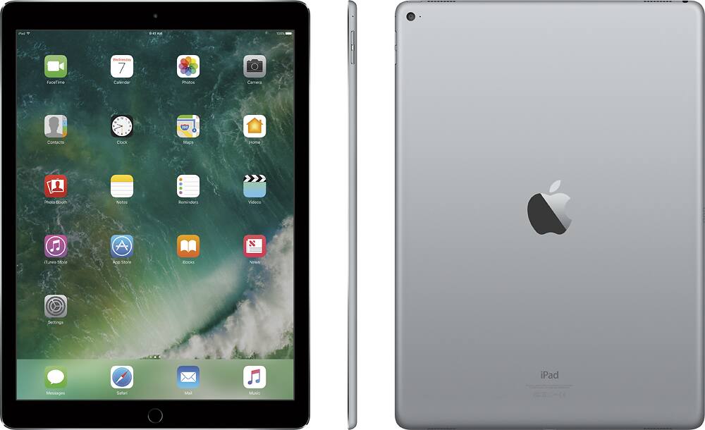 Alt View 11. Apple - 12.9- Inch iPad Pro with Wi-Fi - 256 GB - Space Gray.