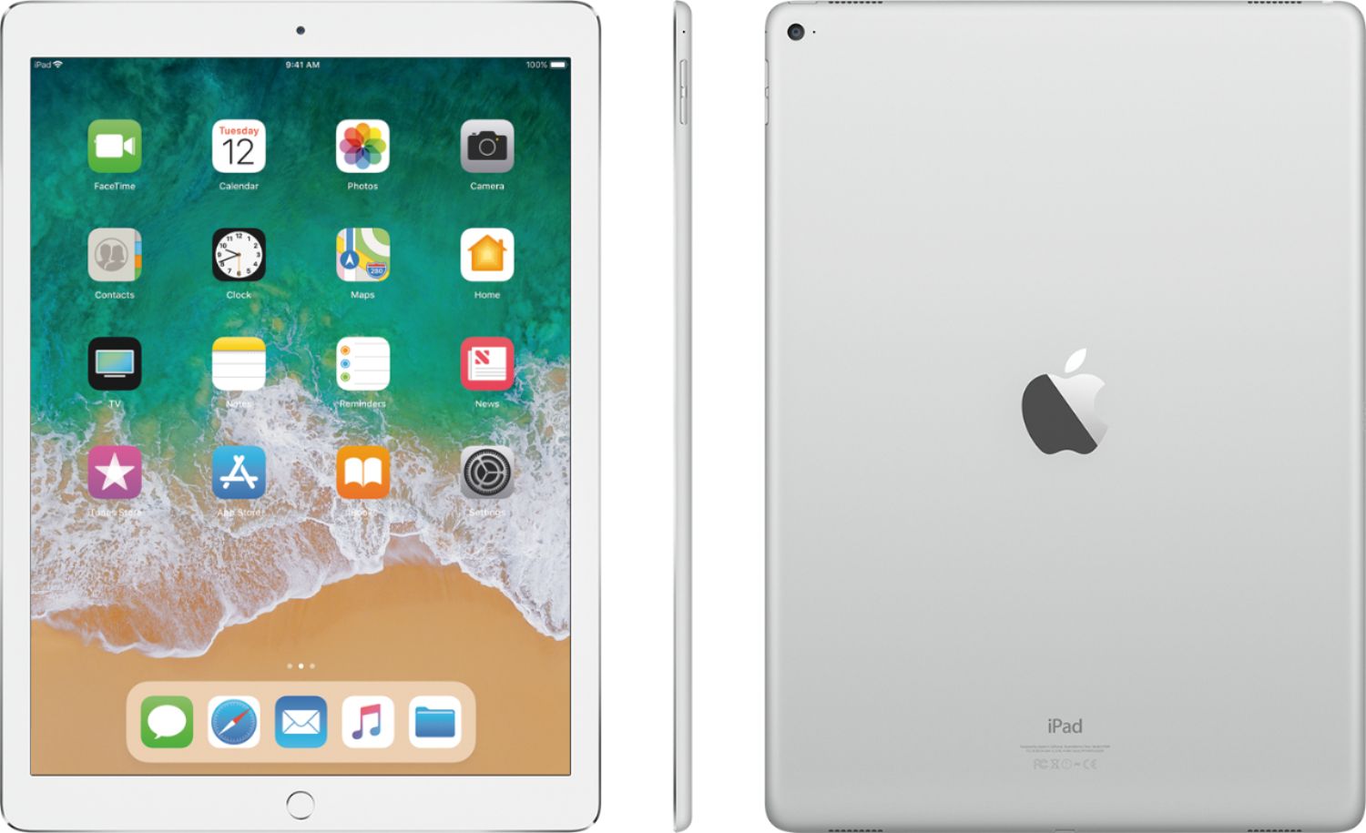 Alt View 11. Apple - 12.9- Inch iPad Pro with Wi-Fi - 256 GB - Silver.