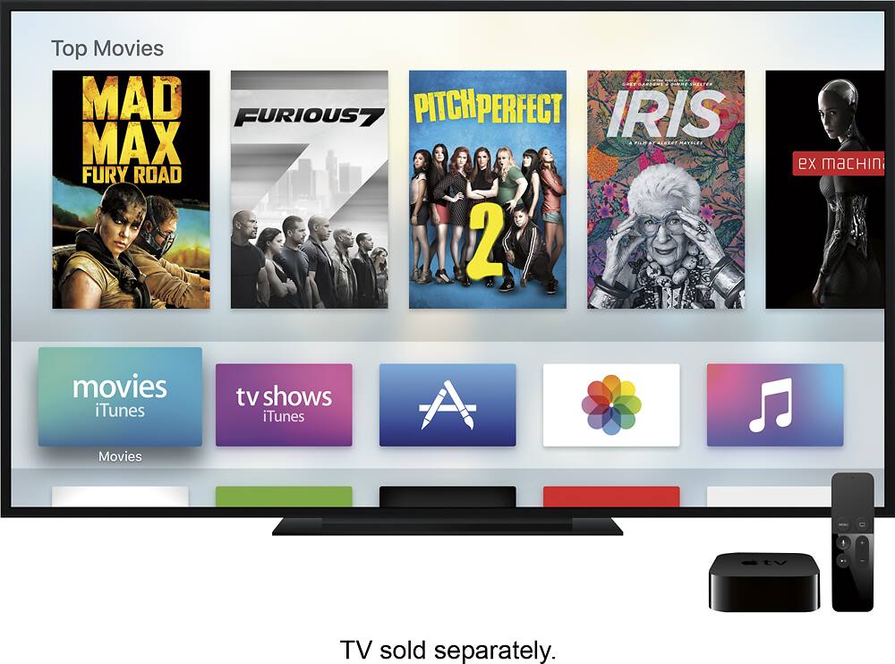 Alt View Zoom 14. Apple TV – 32GB (4th Generation) - Black.