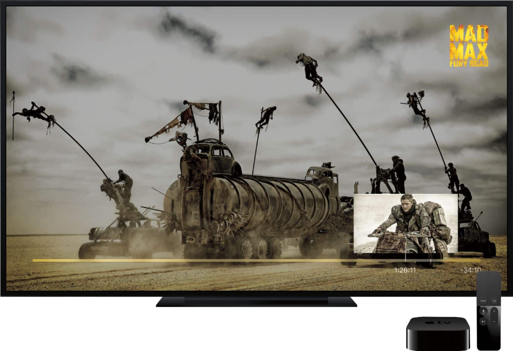 Alt View Zoom 17. Apple TV – 32GB (4th Generation) - Black.