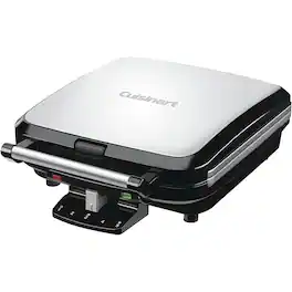 Cuisinart - 4-Slice Belgian Waffle Maker - Stainless Steel