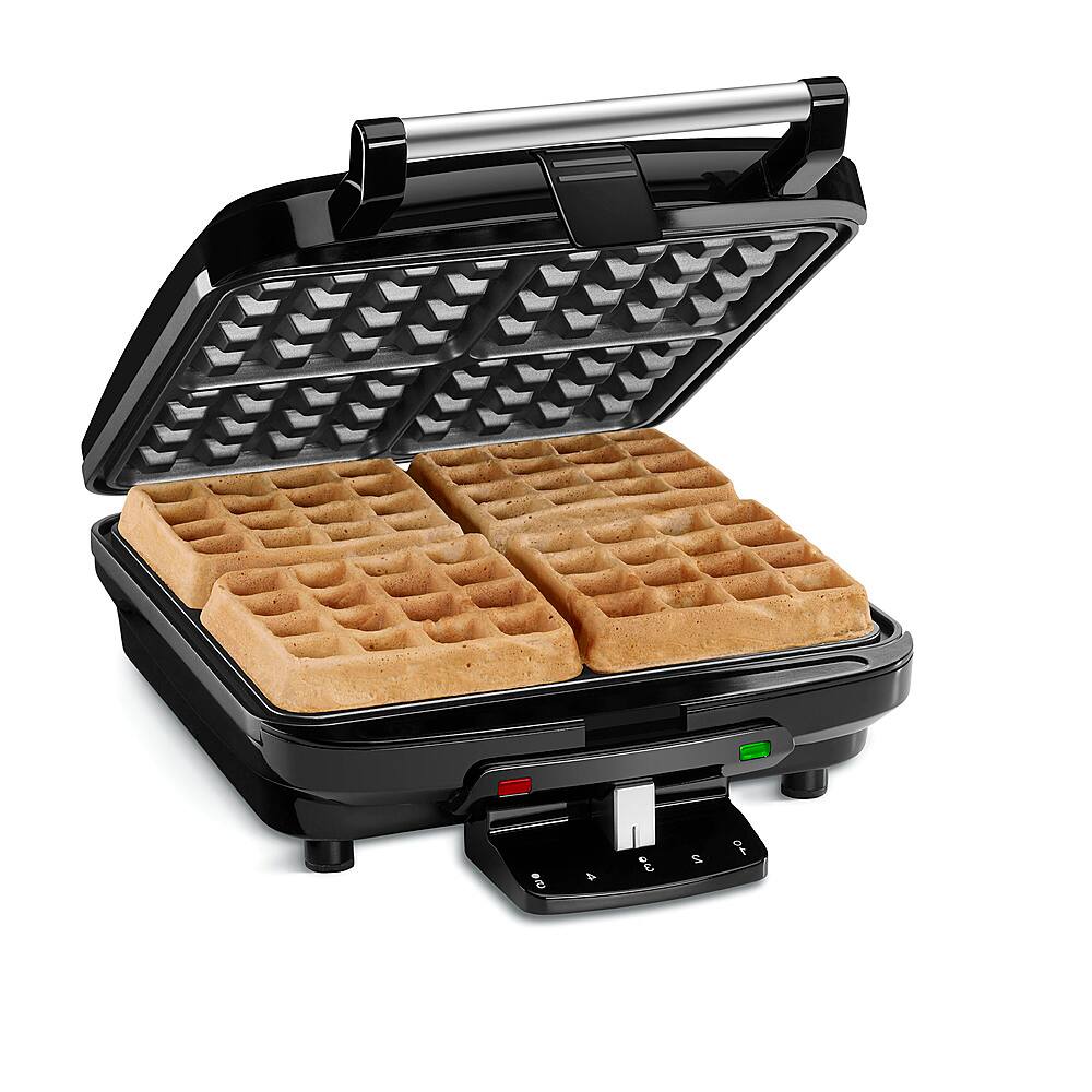 Alt View 14. Cuisinart - 4-Slice Belgian Waffle Maker - Stainless Steel.