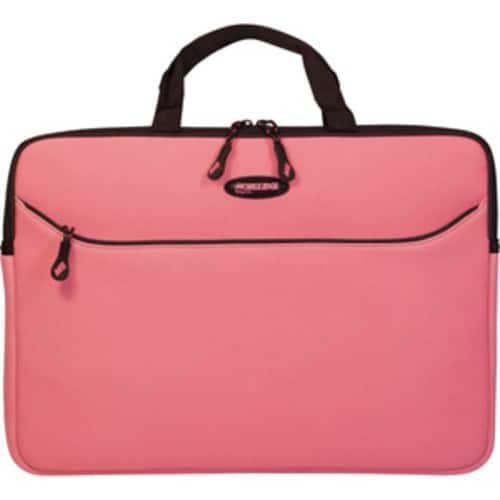 Front Standard. Mobile Edge - ME SlipSuit 15 Inch MacBook Pro Sleeve - Pink.