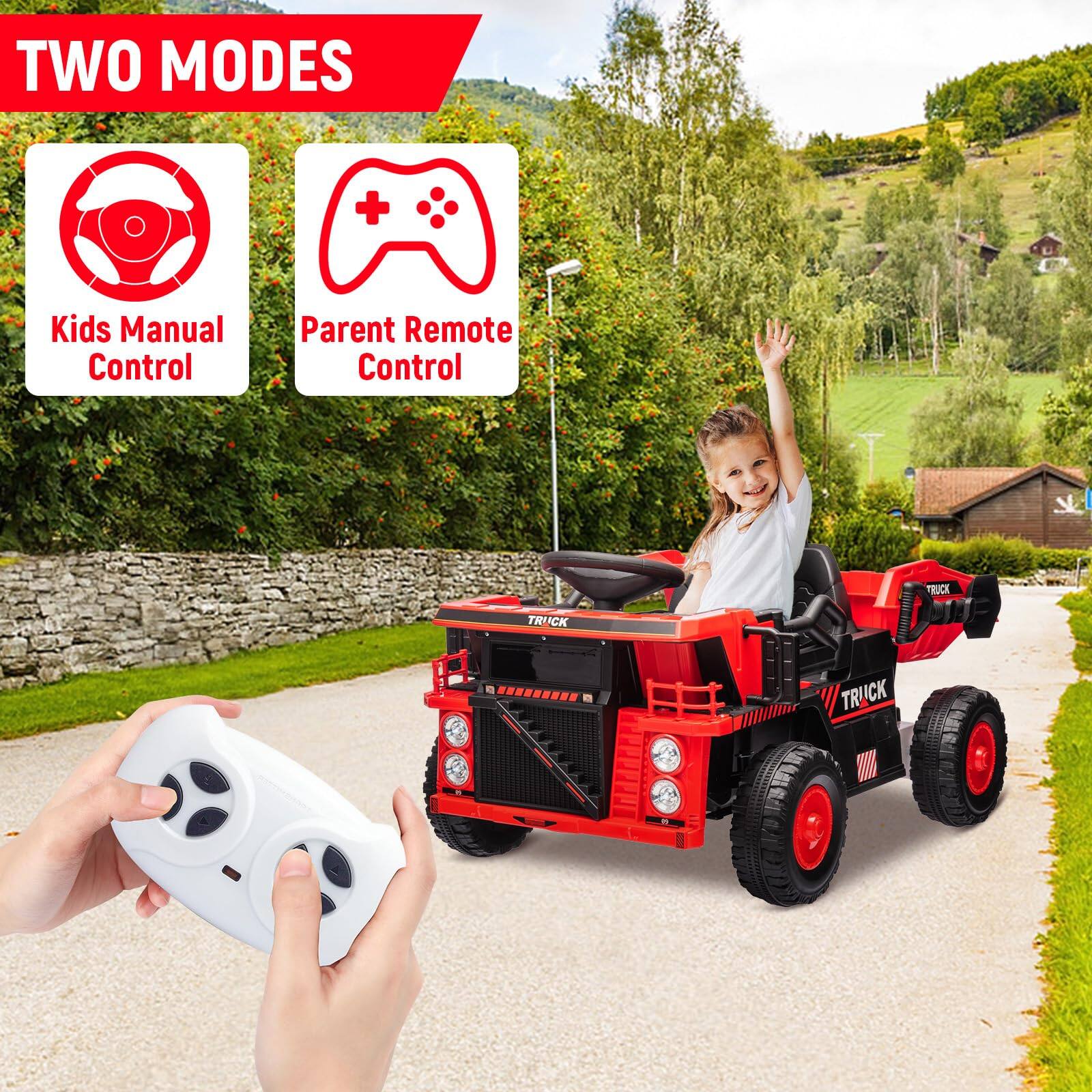 TWO MODES

Kids Manual Control

Parent Remote Control

TRUCK
