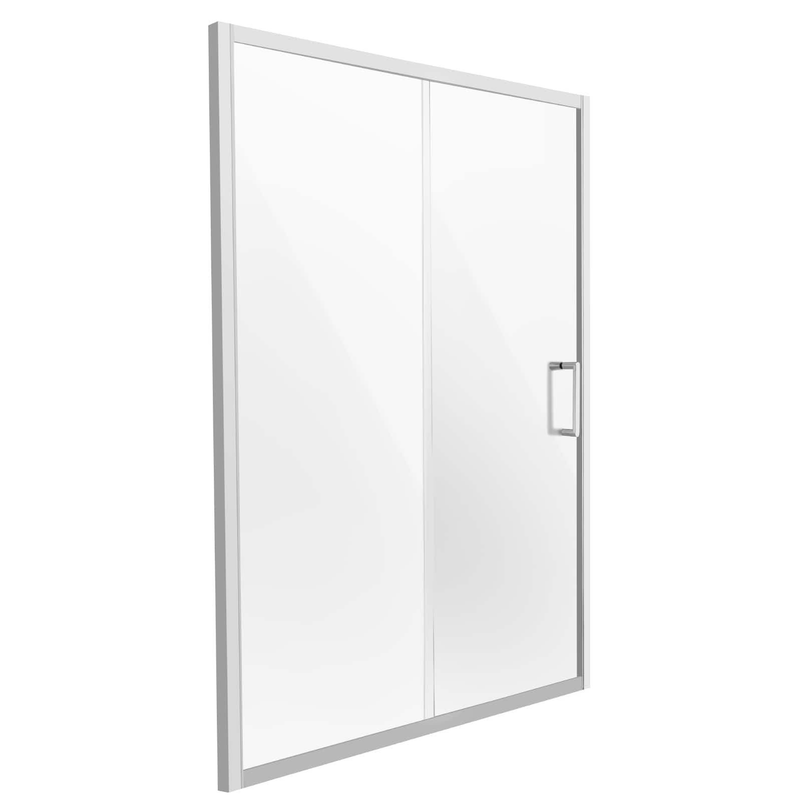 VEVOR - Semi-frameless Shower Door, 57.7-59 W x 70 H in, Shower Sliding Glass Door with 1/4 in(6mm) Clear Tempered Glass - White price history on PriceWatchPro