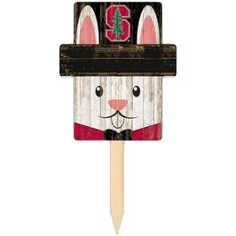 Fan Creations - Stanford Cardinal 16" x 19" Easter Bunny Yard Stake - Multicolor