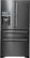 Front. Samsung - 22.4 Cu. Ft. 4-Door Flex French Door Counter-Depth Fingerprint Resistant Refrigerator with Food ShowCase.