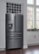 Alt View Zoom 16. Samsung - 22.4 Cu. Ft. 4-Door Flex French Door Counter-Depth Fingerprint Resistant Refrigerator with Food ShowCase - Black Stainless Steel.