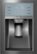 Alt View Zoom 4. Samsung - 22.4 Cu. Ft. 4-Door Flex French Door Counter-Depth Fingerprint Resistant Refrigerator with Food ShowCase.