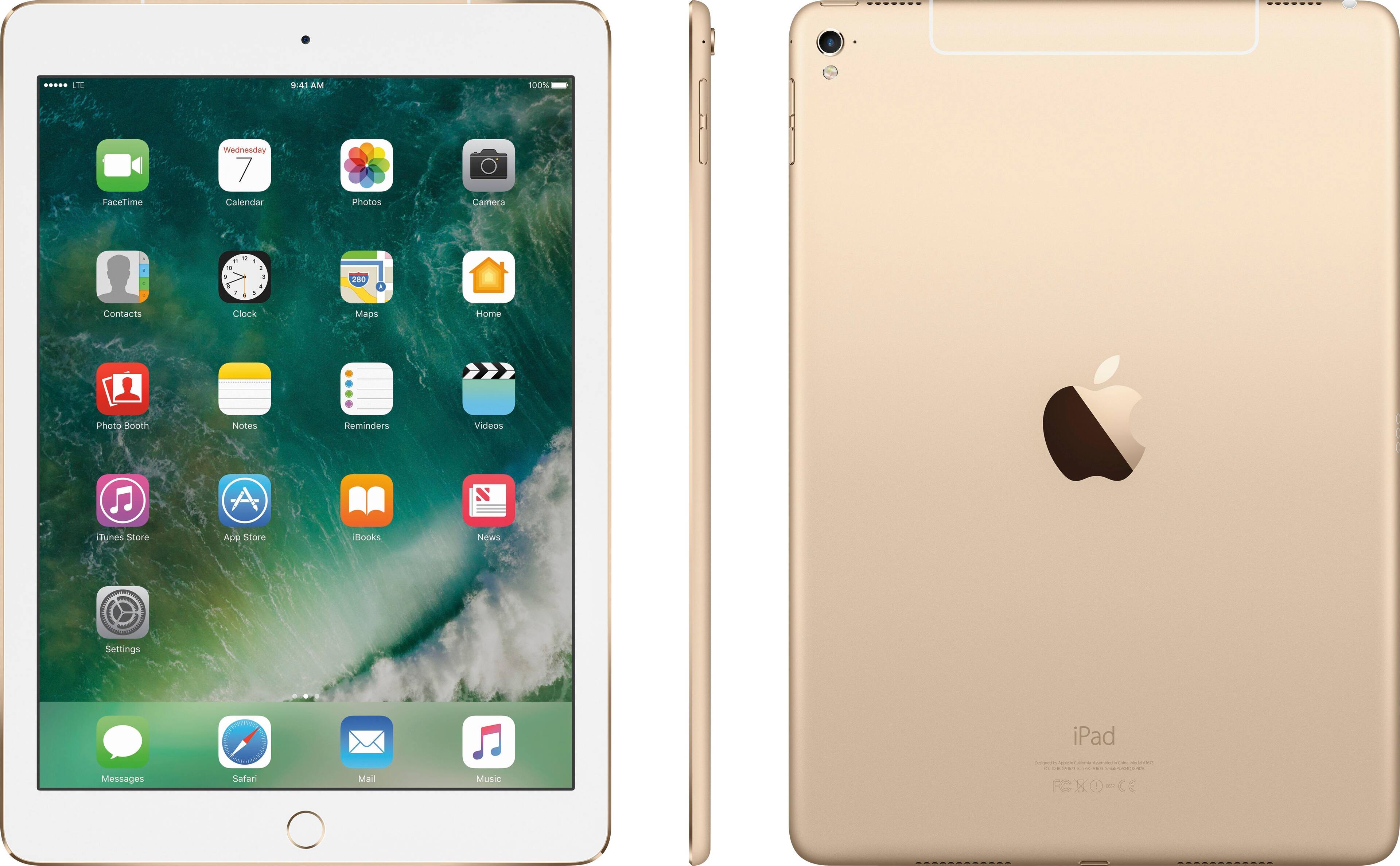 Alt View 11. Apple - 9.7-Inch iPad Pro with Wi-Fi + Cellular - 32GB.