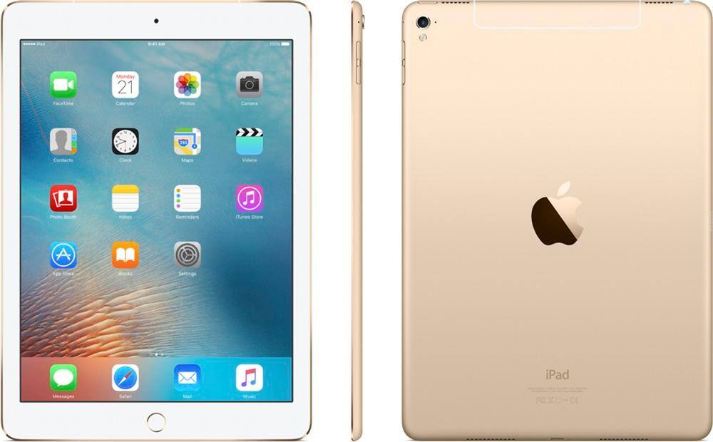 Alt View 12. Apple - 9.7-Inch iPad Pro with Wi-Fi + Cellular - 32GB.