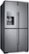 Angle Zoom. Samsung - 28.1 cu. ft. 4-Door Flex French Door Refrigerator with Food ShowCase - Stainless Steel.