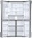 Alt View Zoom 2. Samsung - 28.1 cu. ft. 4-Door Flex French Door Refrigerator with Food ShowCase - Stainless Steel.
