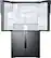 Alt View 2. Samsung - 28.1 Cu. Ft. 4-Door Flex French Door Fingerprint Resistant Refrigerator - Black stainless steel.