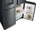 Alt View 12. Samsung - 22.1 Cu. Ft. 4-Door Flex French Door Counter-Depth Fingerprint Resistant Refrigerator with Food ShowCase - Black stainless steel.