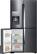 Alt View 14. Samsung - 22.1 Cu. Ft. 4-Door Flex French Door Counter-Depth Fingerprint Resistant Refrigerator with Food ShowCase - Black stainless steel.