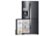 Alt View Zoom 4. Samsung - 22.1 Cu. Ft. 4-Door Flex French Door Counter-Depth Fingerprint Resistant Refrigerator with Food ShowCase - Black Stainless Steel.
