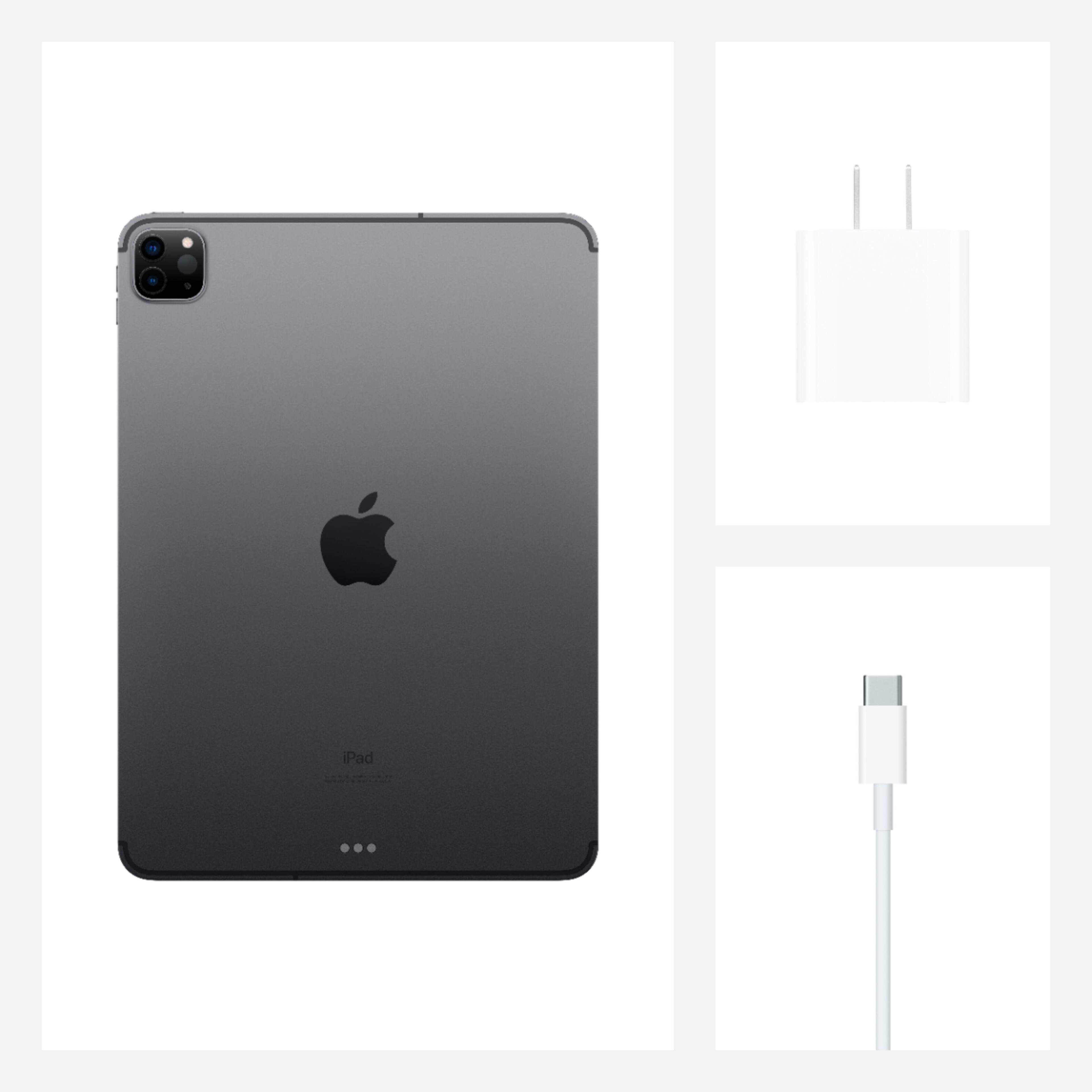 Alt View 18. Apple - 11-Inch iPad Pro (2nd Generation) with Wi-Fi + Cellular - 1TB (Unlocked).
