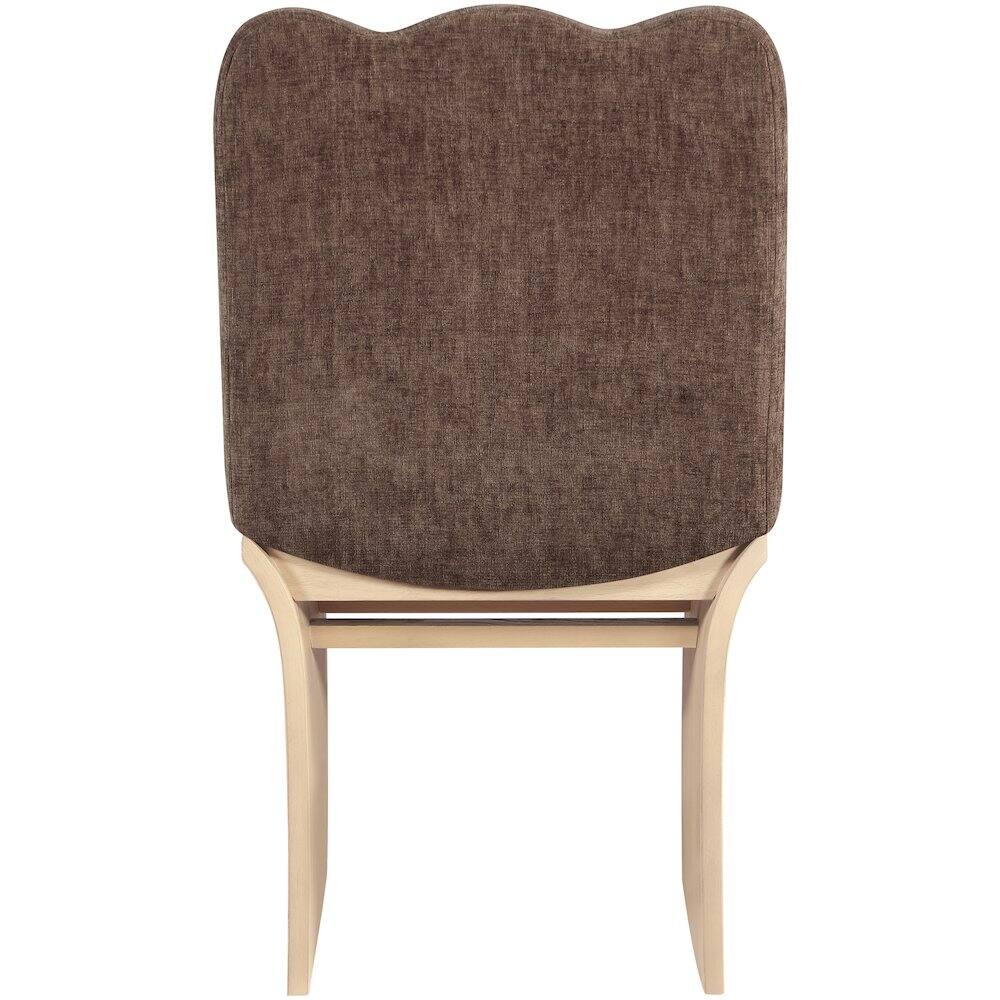 Meridian Furniture - Shaw Chenille Fabric Upholstered Dining Chair - Brown - Thumbnail 5