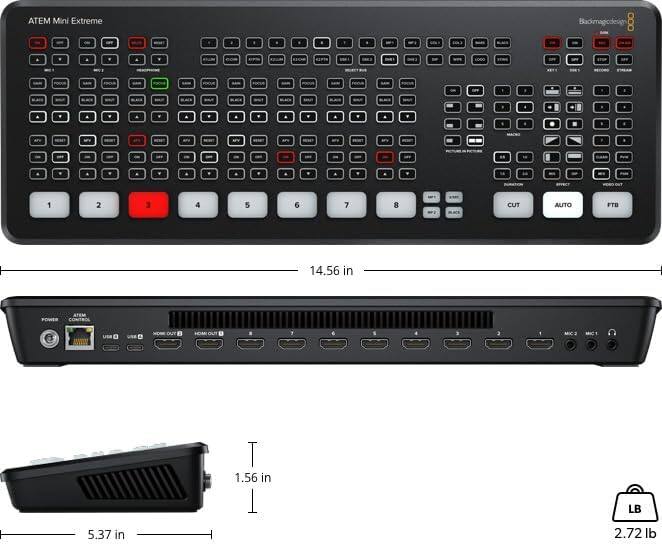 ATEM Mini Extreme ライブストリーミングスイッチャー Blackmagic Design ATEM Mini Extreme – SoundPro