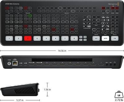 Blackmagic Design ATEM Mini Extreme HDMI Live Stream Switcher Blackmagic Design ATEM Mini Extreme HDMI Live Stream Switcher