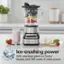 Hamilton Beach Ice-crushing power with stainless steel Ice Sabre blades and 700 watts of peak power.