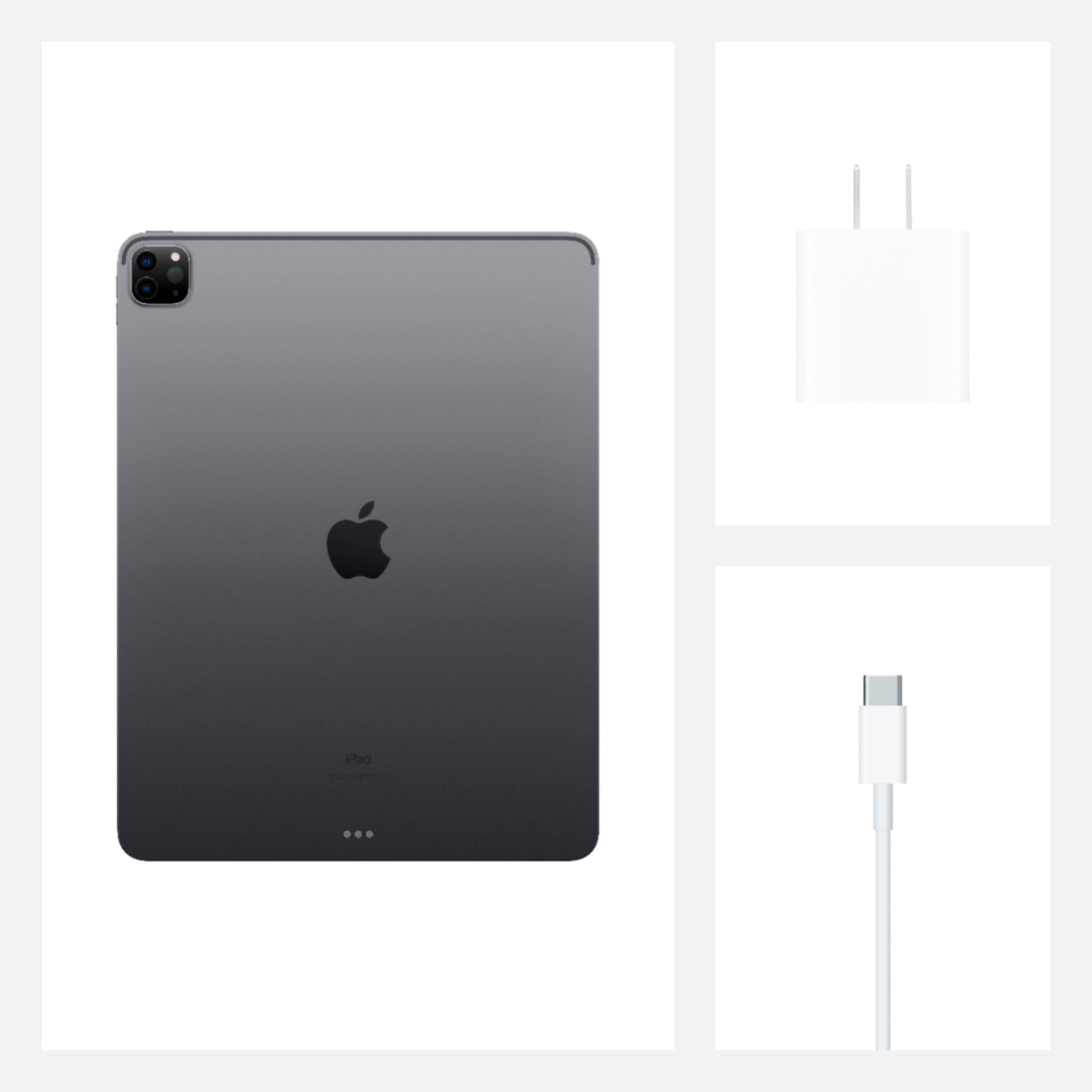 Alt View 18. Apple - 12.9-Inch iPad Pro (4th Generation) with Wi-Fi + Cellular - 512GB (Unlocked).