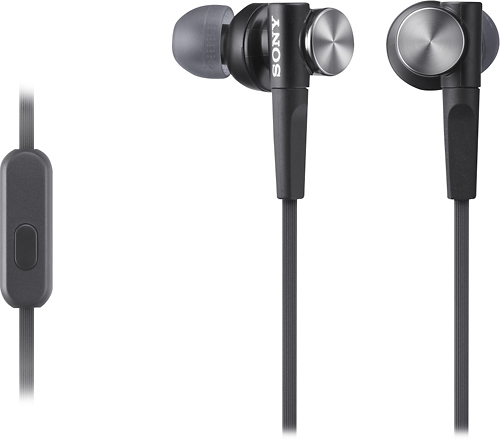 Sony - MDRXB50 Wired Earbud Headphones - Black was $49.99 now $29.99 (40.0% off)