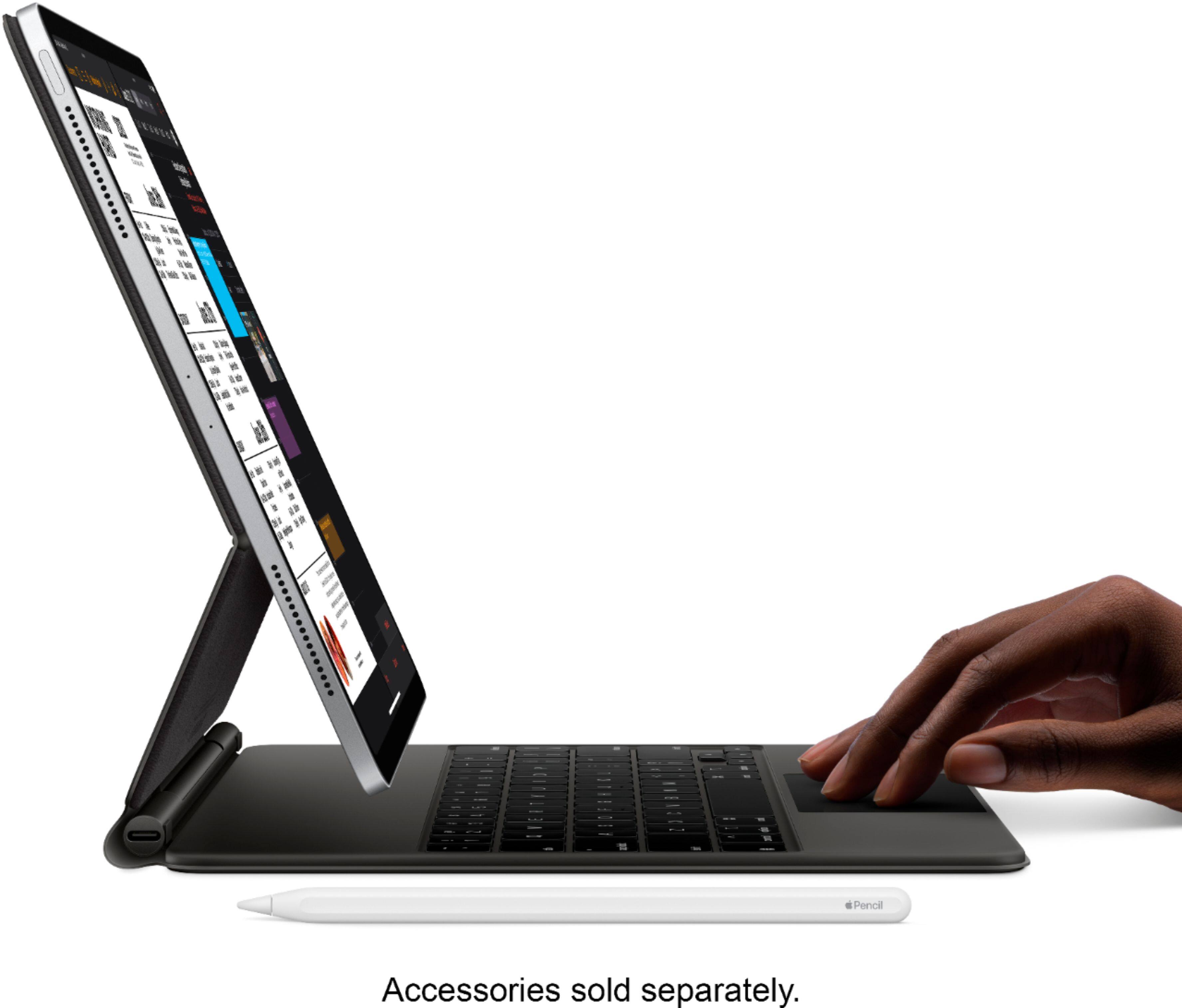 Alt View 14. Apple - 12.9-Inch iPad Pro (4th Generation) with Wi-Fi + Cellular - 1TB (Unlocked).