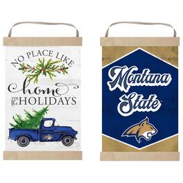 Jardine - Montana State Bobcats 12" x 20" Reversible Banner Sign - White