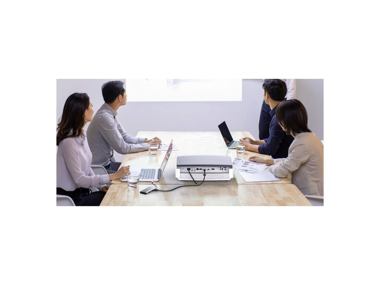 Alt View 4. Belkin - Belkin USB-C 5-in-1 Multiport Adapter, Laptop Docking Station, 2x USB-A 3.1, 4k HDMI @ 30Hz, Up to 5Gps data transfer.