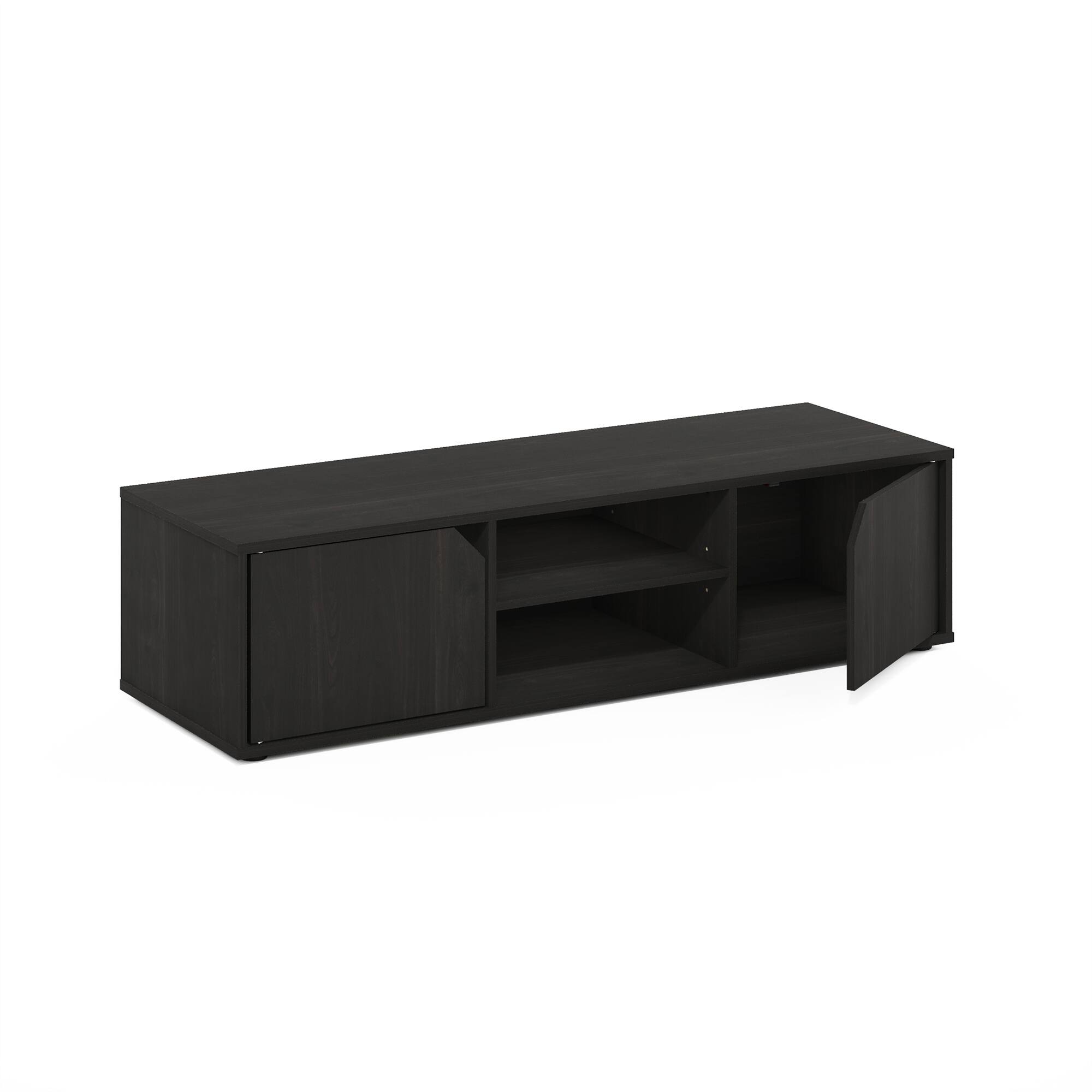 Alt View 3. Furinno - Classic TV Stand for TV up to 55 Inch - Espresso.