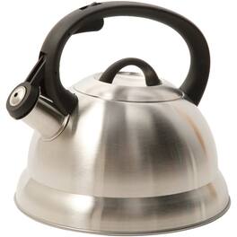 Mr. Coffee - Flintshire 1.75 Quart Stainless Steel Whistling Tea Kettle - Silver