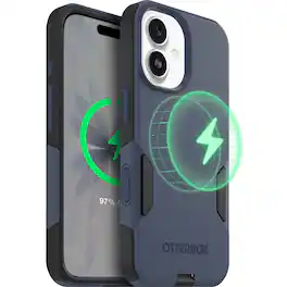 OtterBox - Commuter Series Hard Shell for iPhone 17 - Midnight Sky (Blue/Black)