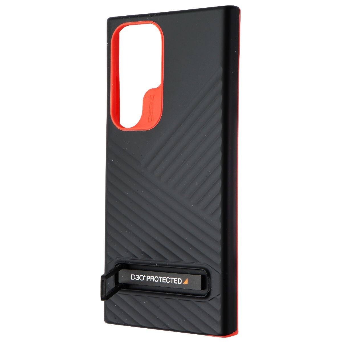 ZAGG - Gear4 Battersea Kickstand Case for Samsung Galaxy S23 Ultra - /Red - Black