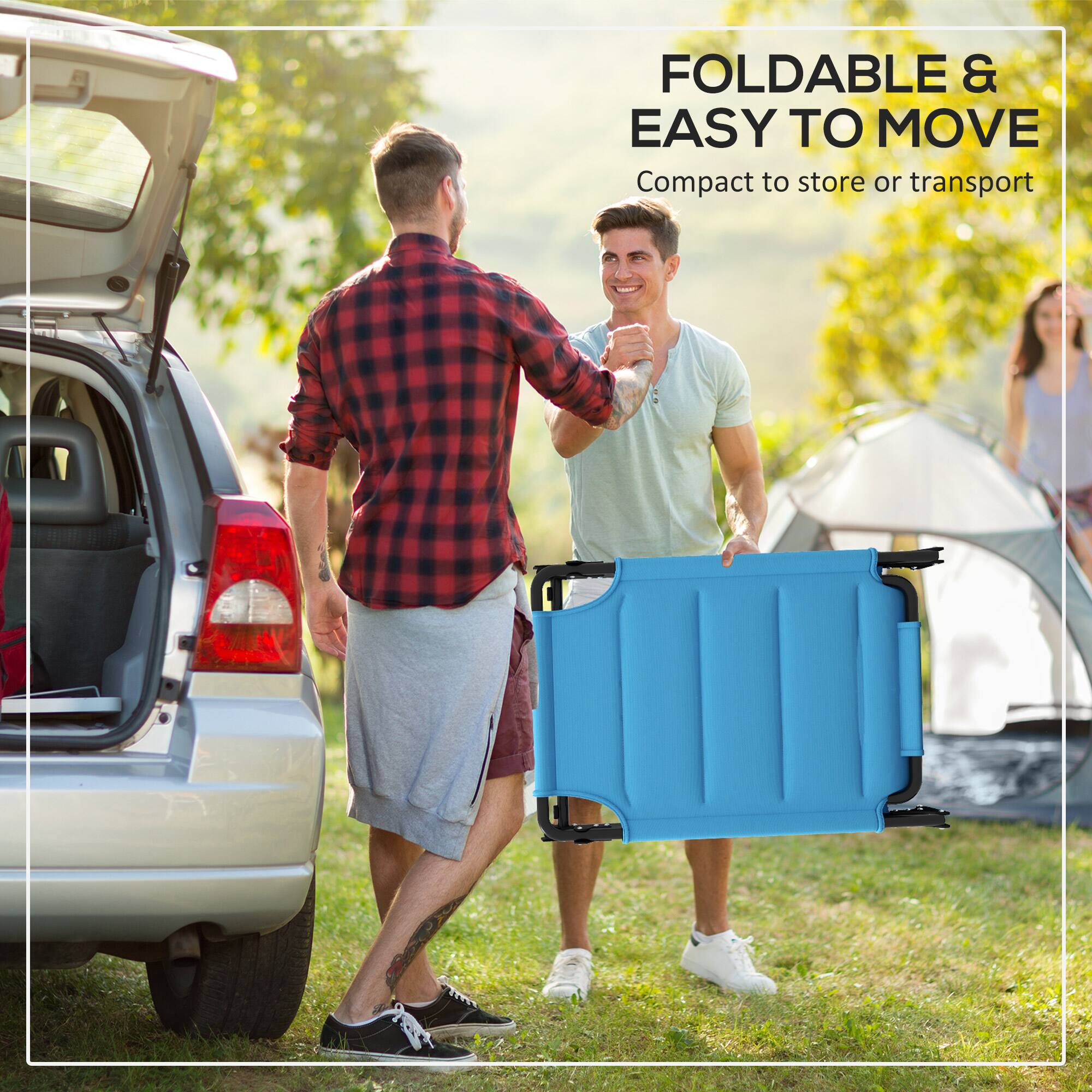 FOLDABLE & EASY TO MOVE
Compact to store or transport