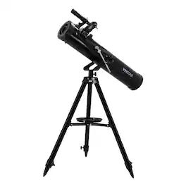 Vivitar - Stars and Beyond 175x/262x/525x Reflector Telescope with Bonus Star Chart - Black