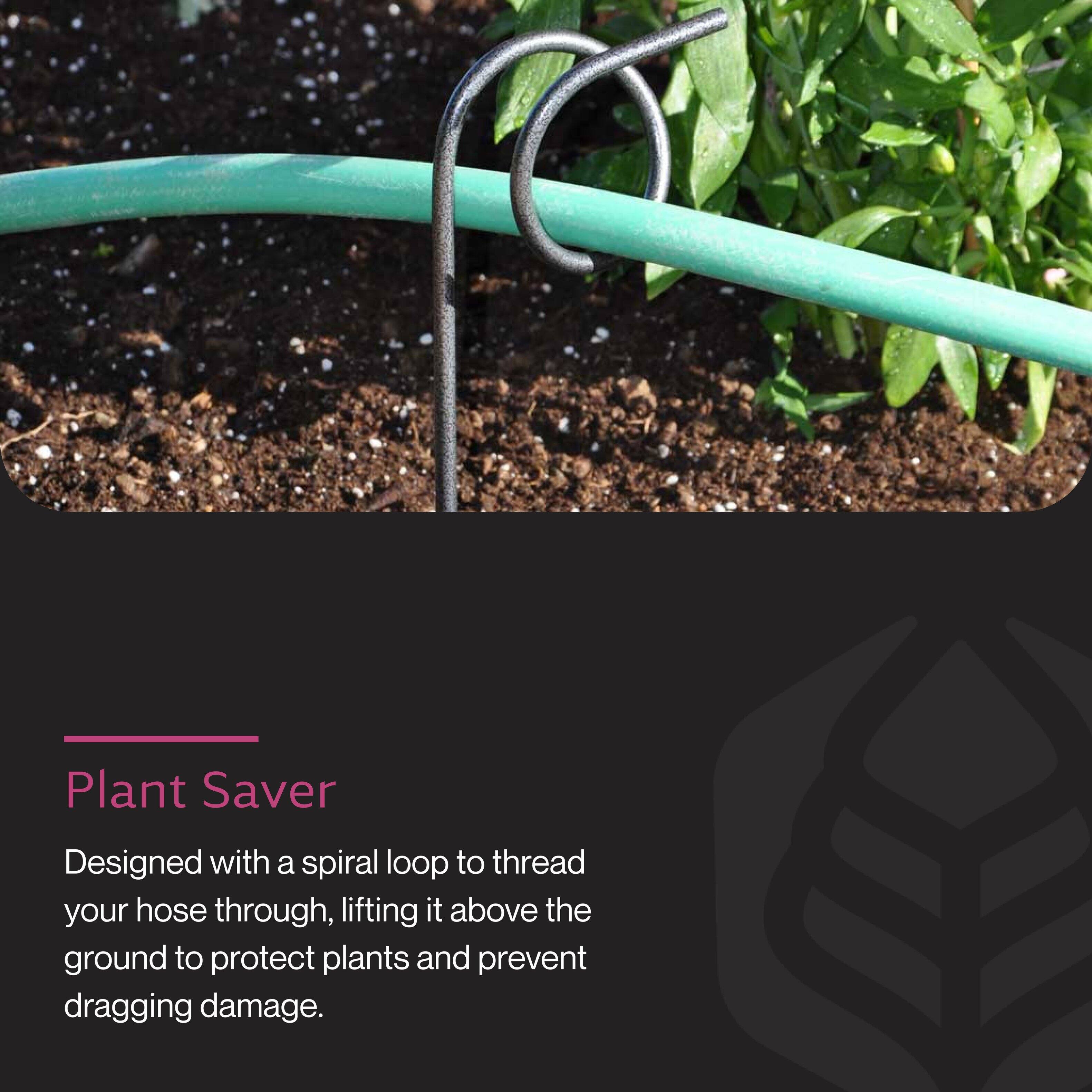 Plant Saver

Designed with a spiral loop to thread your hose through, lifting it above the ground to protect plants and prevent dragging damage.