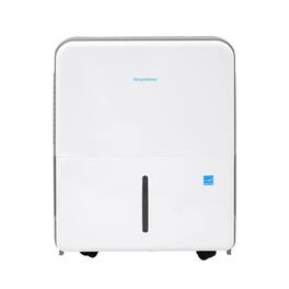 Keystone - 50-Pint Dehumidifier with Built-In Pump - White